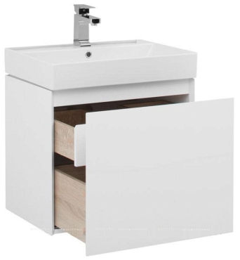 Комплект мебели для ванной Aquanet Йорк 60 белый - 5 изображение