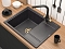 Мойка кухонная Paulmark Weimar PM216550-BL черный - 3 изображение