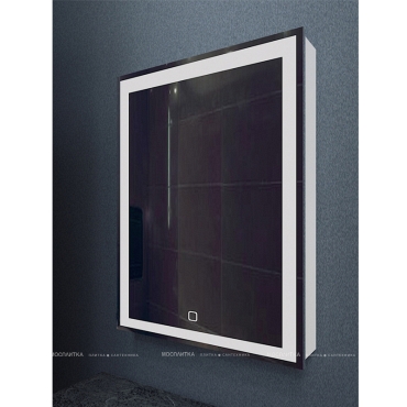 Зеркальный шкаф Azario Minio 60 см CS00075840 с подсветкой - 2 изображение