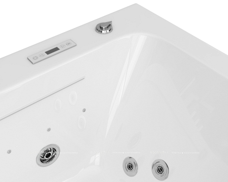 Акриловая ванна Grossman GR-15085 с гидромассажем, 85x150 см, белая - 4 изображение