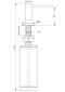 Дозатор для жидкого мыла Paulmark Decus D004-FI пламя - 2 изображение