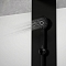 Душевая кабина Black&White Galaxy 90х90 см G8705 черный профиль, стекло прозрачное - 5 изображение