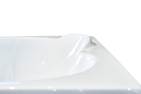 Акриловая ванна Creto Glaze 140х90 см левая 16-14090L - 3 изображение