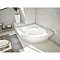 Акриловая ванна Aquatek Калипсо 146х146 см KAL146-0000005 с гидромассажем, белый - 2 изображение