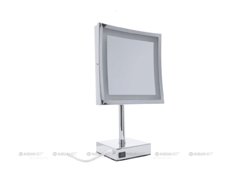 Косметическое зеркало Aquanet Lvyi 2205D, с LED-подсветкой, хром
